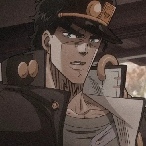 jotaro, джотаро, джотаро куджо, джотаро куджо злой, джотаро куджо эстетика