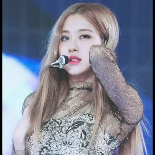 gadis, blackpink, blackpink rosé, rose blackpink, manicure rose blackpink