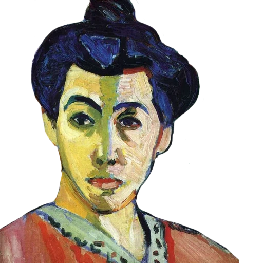 henry mattis, portrait of henry matisse, portrait of mrs mattis, henry matisse mrs matisse, portrait of mrs matisse