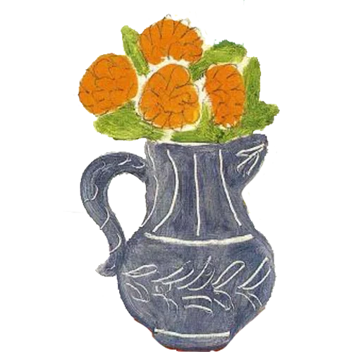 fleurs d'un vase, henri matisse, vase avec des fleurs
