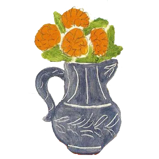 flores de un jarrón, henri matisse, jarrón con flores