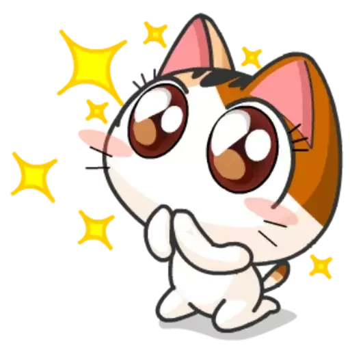 meow, японские котики, японская кошечка, милые рисунки чиби