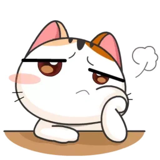 kucing, kucing kawaii, meow animasi, kucing jepang