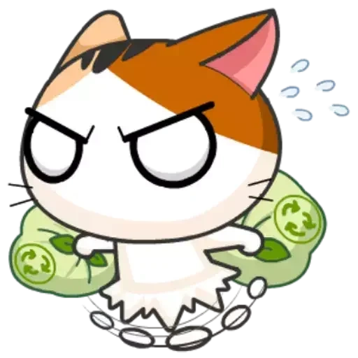 meow animated, chaton japonais, gojill the meow, chaton japonais, crazy cat