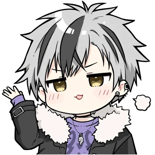 seni animasi, anime lucu, atsushi chibik, gambar anime, pola lucu anime