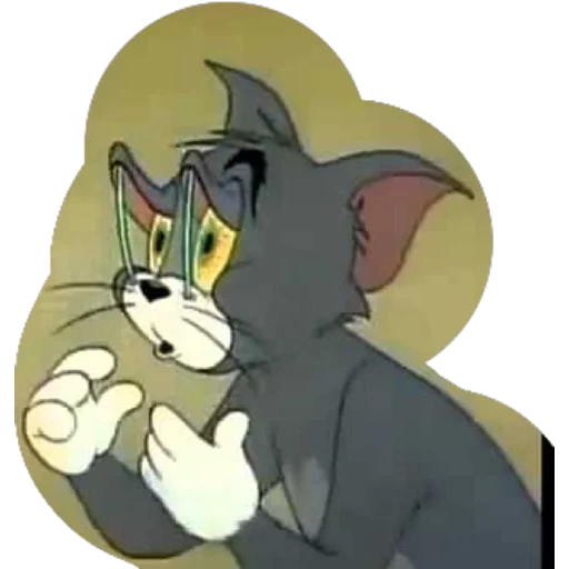 tomás, alemán, gato, tom jerry, tom jerry combina los ojos