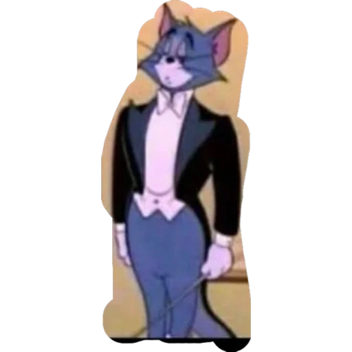 anime, tom cat, humain, tom jerry, tom jerry à thrack