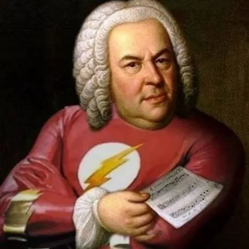 bach, illustrationen, johann sebastian bach, die witze von johann sebastian bach, werke von johann sebastian bach