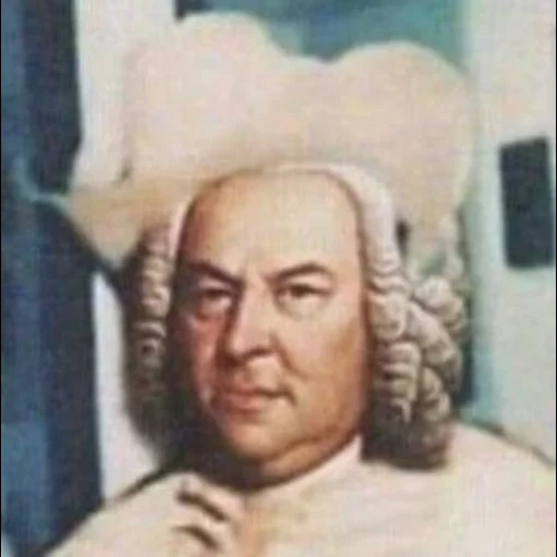 o masculino, teste de resposta, retrato de bach, johann sebastian bach, retrato de bach do compositor