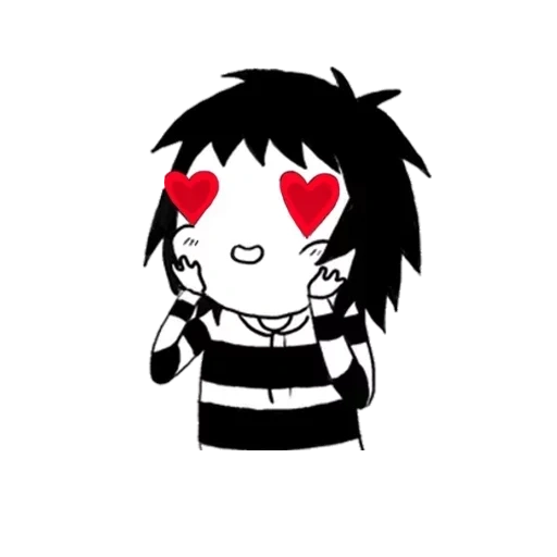 image, sarah anderson, sarah andersen, jeff killer chibi