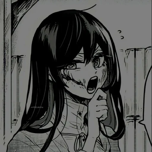 anime, foto, mangá de anime, manga ahegao, kutisake onna anime art