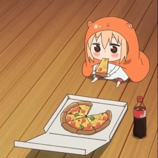 umaru chan, umaru chan anime, umaru chan is small, my two faced sister umaru, anime two faced sister umaru