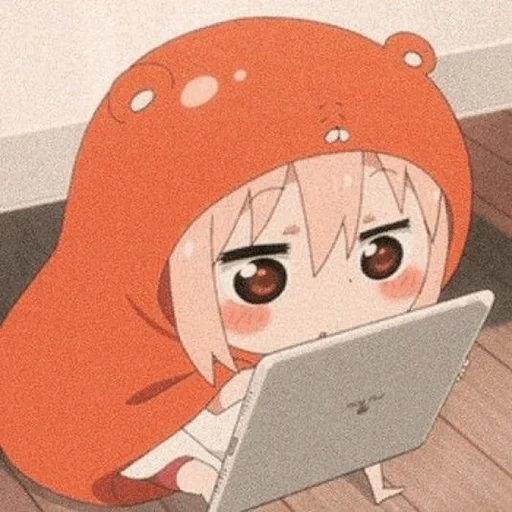 umaru, omaru chen, anime daimaru chen, omaru bermuka dua, anime two-face sister omaru