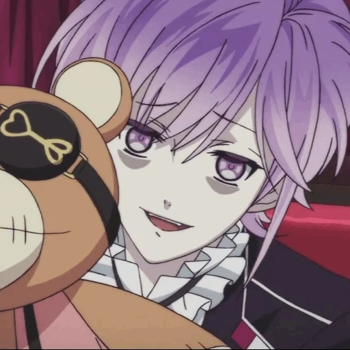 kanato sakamaki, para pecinta anime jahat, pencinta iblis musim 1, anime devil's lovers season 1, pecinta iblis kanato sakamaki