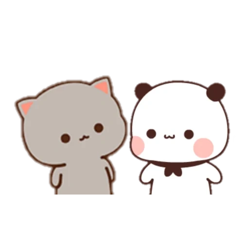 attelle, les motifs sont mignons, mignon ours rouge, patterns d'anime mignons, kawai chibi seal love