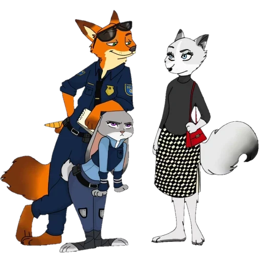 animal skins, jodie hopes, art by judy hopes, nick wilde beast city, judy hopes nick oscar wilde