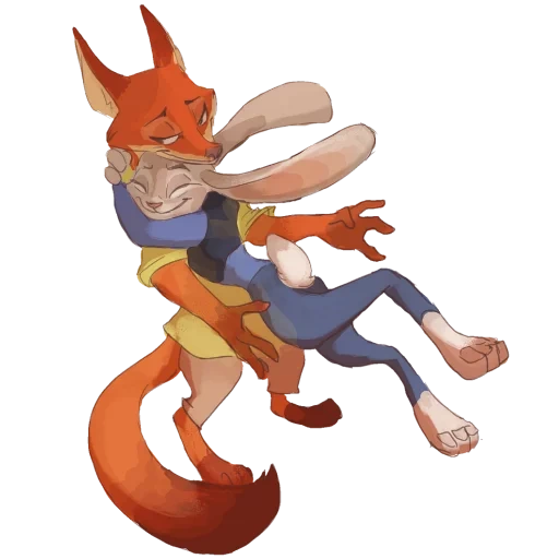 nick judy, cuirs et peaux, judy hopps, bête de fury, animal jeune renard