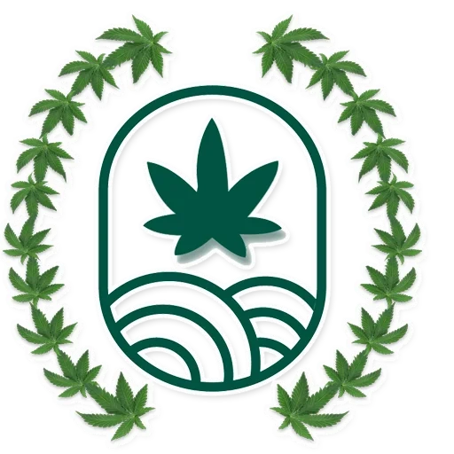 cannabis, marijuana, feuille de chanvre, l'insigne de chanvre, motif hogide