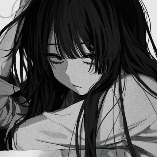 gambar, manga anime, anime sedih, manga itu sedih, gadis anime yang sedih