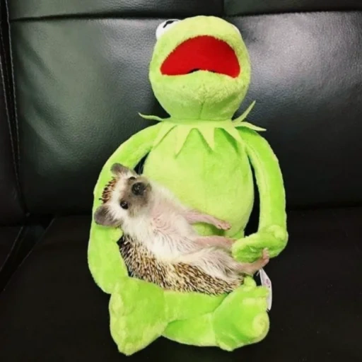 kermita, juguete de kermita, rana cermit, muñeca rana cermit, juguete kermit