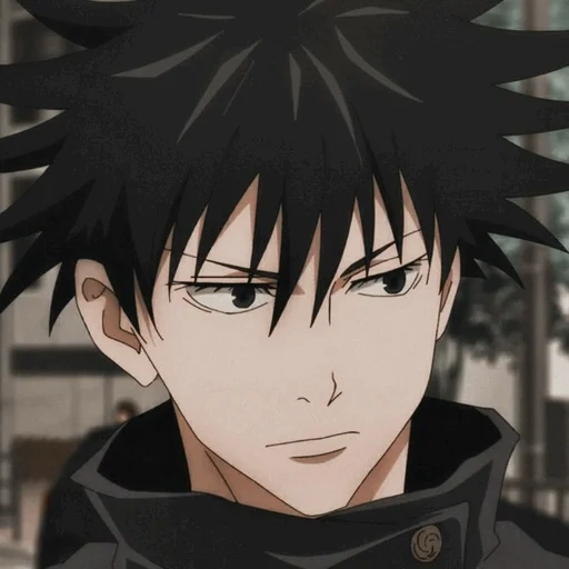 rattan black, anime boy, anime boy, jujutsu kaisen, cartoon character