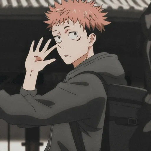 anime, jujutsu, itadori yuji, jujutsu kaisen, itadori yuji anime