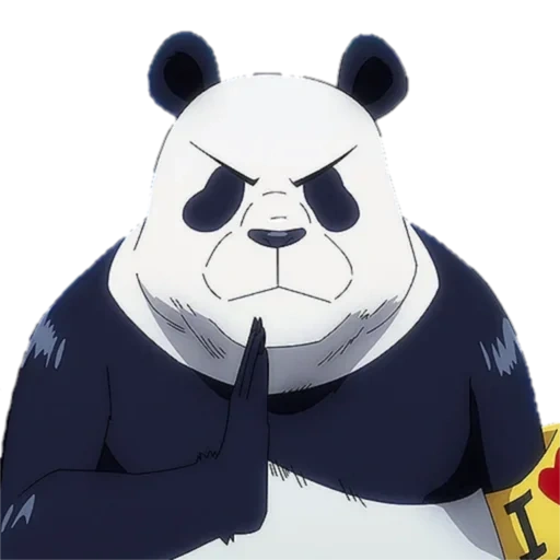 jujutsu kaisen аниме панда, jujutsu kaisen панда, персонажи из аниме, персонажи аниме, панда