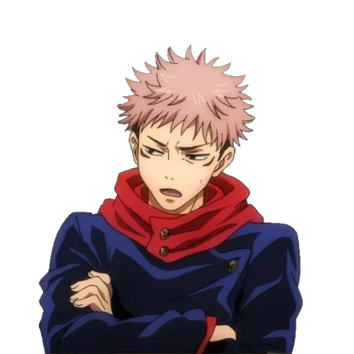 jujutsu kaisen, jujutsu, юдзи итадори, telegram sticker, anime