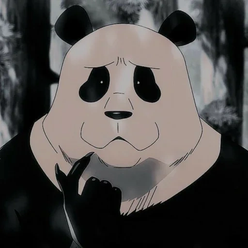 ragazzo, andy panda, panda, jujutsu kaisen panda, personaggi genshin panda