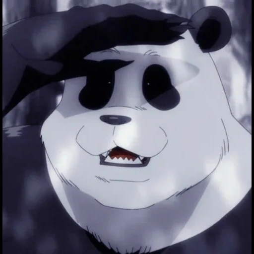 niño, panda panda, crisantemo kai sen panda, panda de raíz, panda de animación crisantemo kesen