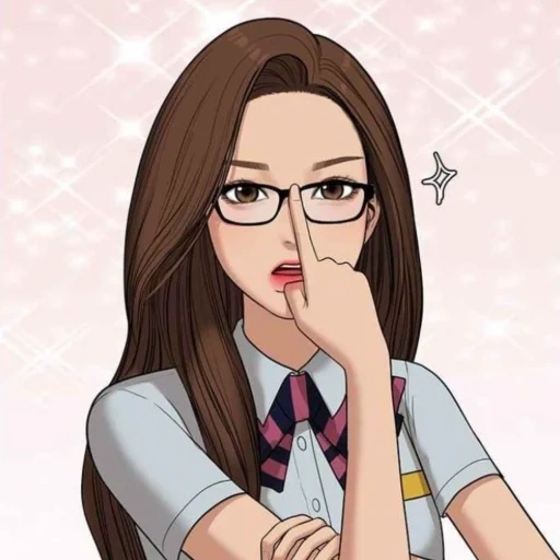 young woman, anime girls, drawing a girl, drawing a girl, zhu gyong true beauty webtoon