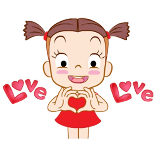 clipart, gadis, cewek-cewek, jumbooka