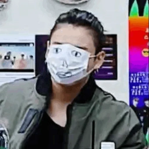 asian, raffi ahmad 2021, chongguo show maske, beste sängerin maske chonguk, schwerkraft maske kosmetik