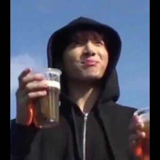 the male, bts memes, bangtan boys, jungkook beer, bts alcohol memes