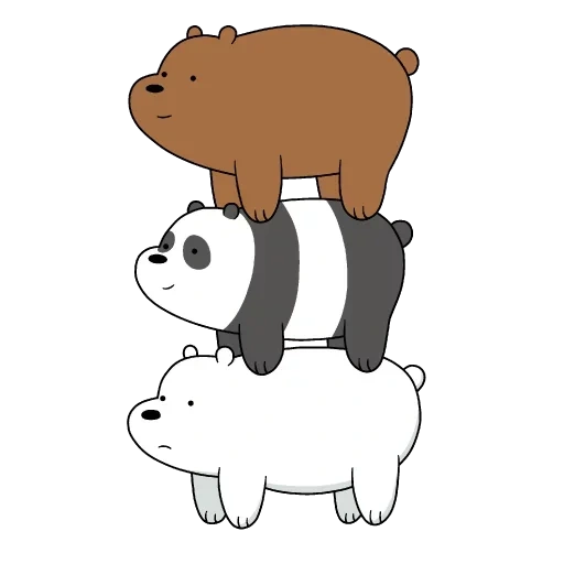 bare bears, beruang itu lucu, 3 beruang putih, semua kebenaran tentang beruang, latar belakang kartun beruang