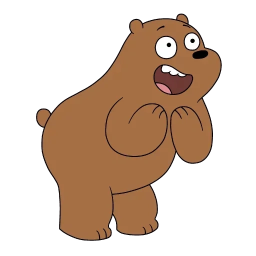 roma griz, nackte bären, die ganze wahrheit über bären, der bär ist für uns braun, frohe bear drawing