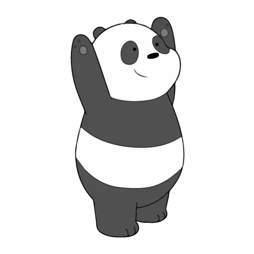 un giocattolo, panda pensa, orso panda, disegno di panda, cartun netwear tutta la verità sugli orsi