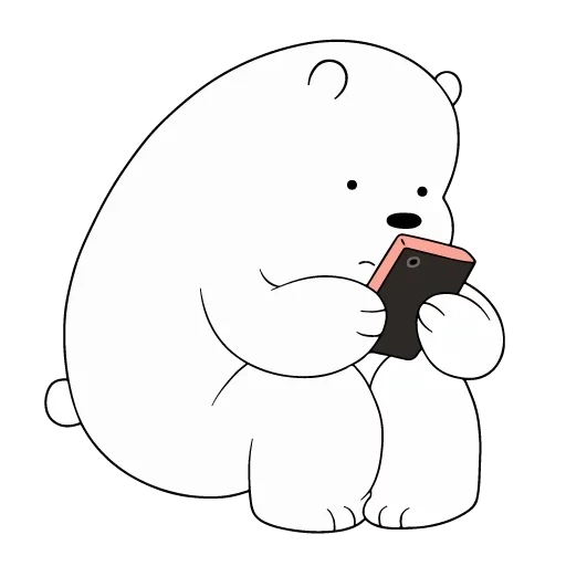 belat, beruang es, semua kebenaran tentang beruang, ice bear we bare bears, gunakan pensil untuk menguraikan seluruh kebenaran beruang