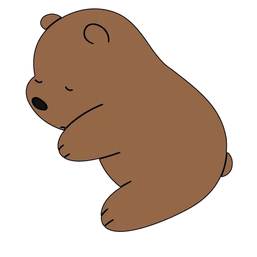 beruang, beruang grizzly, beruang coklat, beruang coklat, kami bare bears grizzly