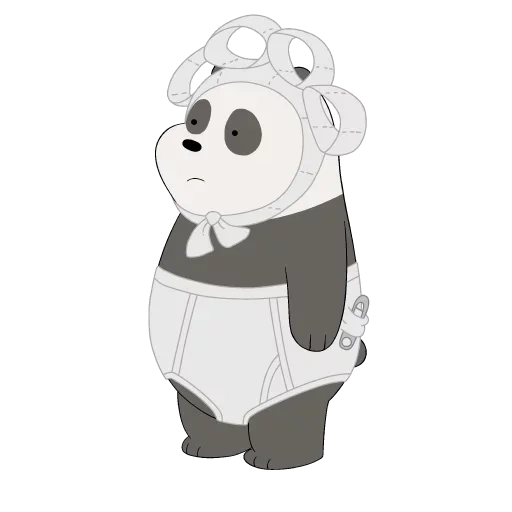 ursos nus, o urso é fofo, panda pan, urso panda, barramos ursos de estética panda