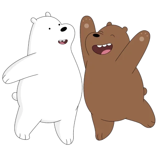 cubs are cute, polar bear, little bear, we naked bear white, we naked bear polar bear