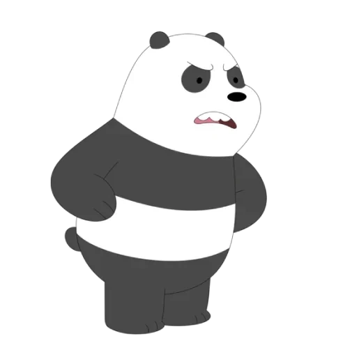 panda, ours panda, panda géant, we naked bear panda, ours panda grizzli blanc