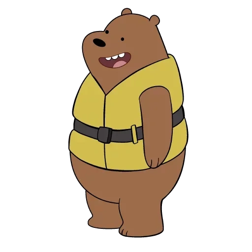 bare bears, beruang ceria, kata beruang, we naked bear brown, kami bare bears grizzly