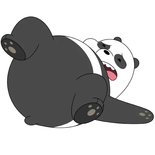 panda, panda white background, panda pattern is cute, we naked bear panda, panda cartoon