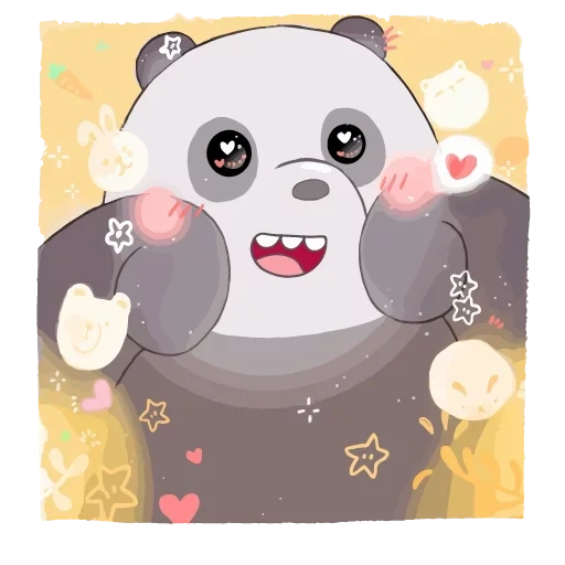 panda, kaitlyn, panda illustration, panda pattern is cute, cute panda pattern
