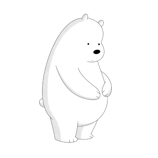 polar bear, little bear, we naked bear white, we bare bears ice bear, we naked bear polar bear
