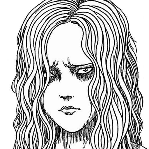 abb, the girl, junji ito, färbung der haare