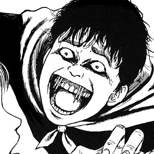 anime, comics, monographien, junji ito