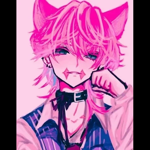 anime kawai, anime lucu, anime boy, anime kawai neko, pola anime yang lucu