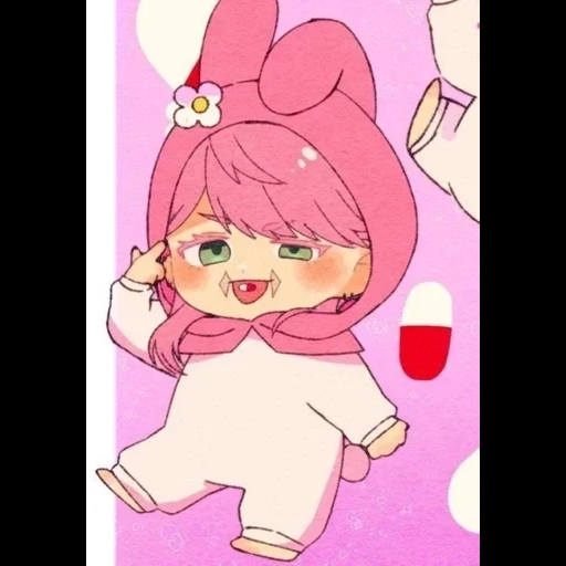 anime, anime yang lucu, gambar anime, karakter anime, anime pink anak laki-laki imut